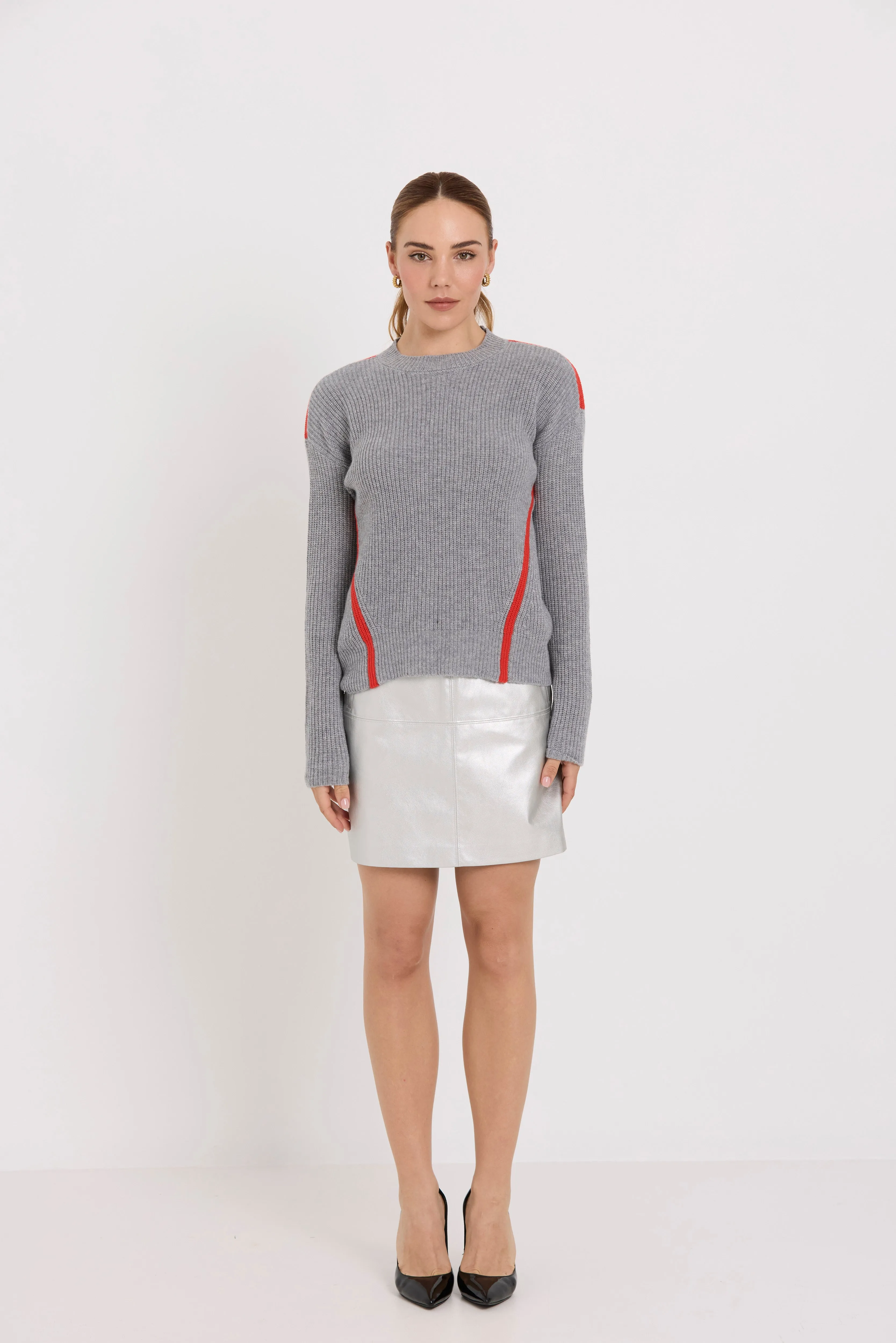 Shari Jumper | Grey/Orange