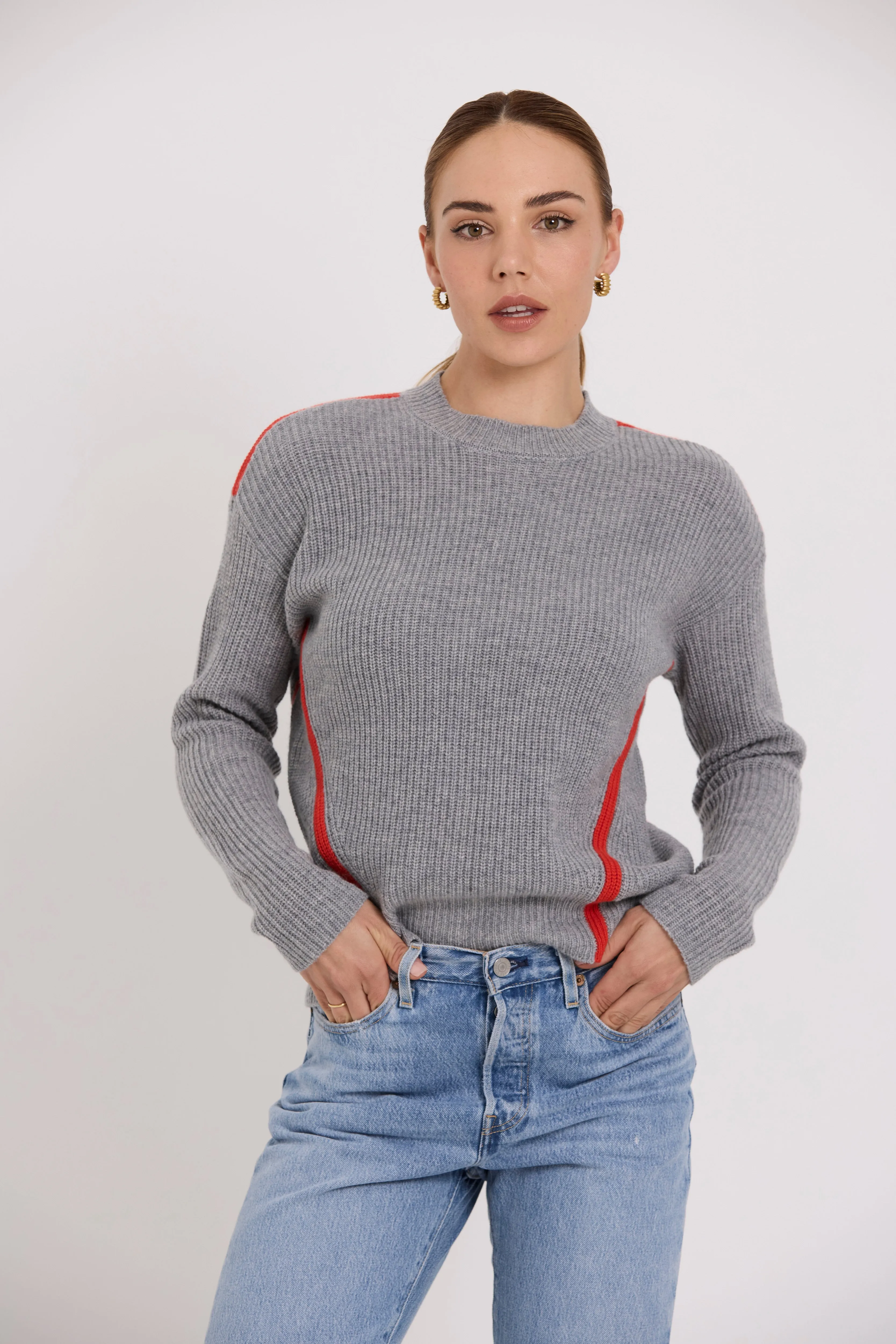 Shari Jumper | Grey/Orange