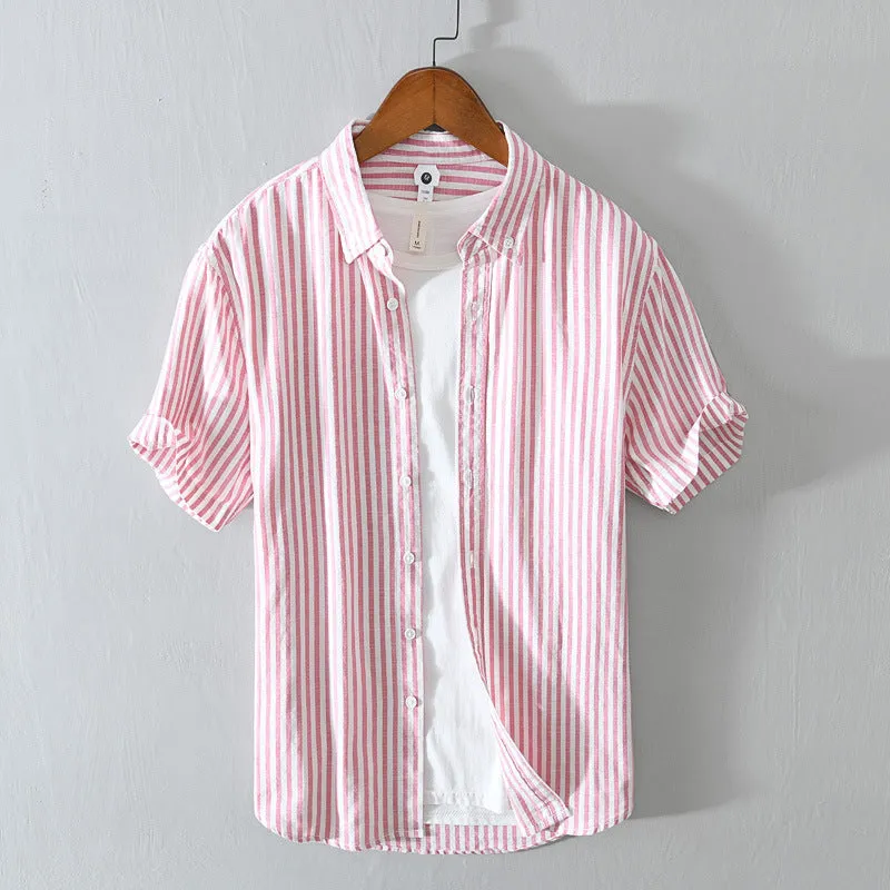 Short-Sleeved striped shirt