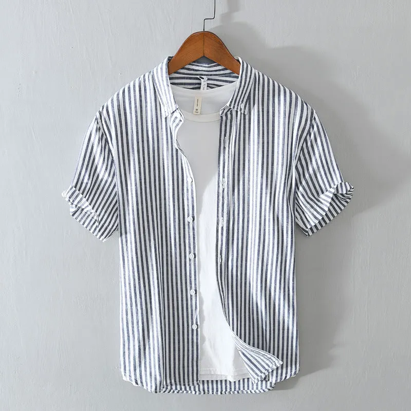 Short-Sleeved striped shirt