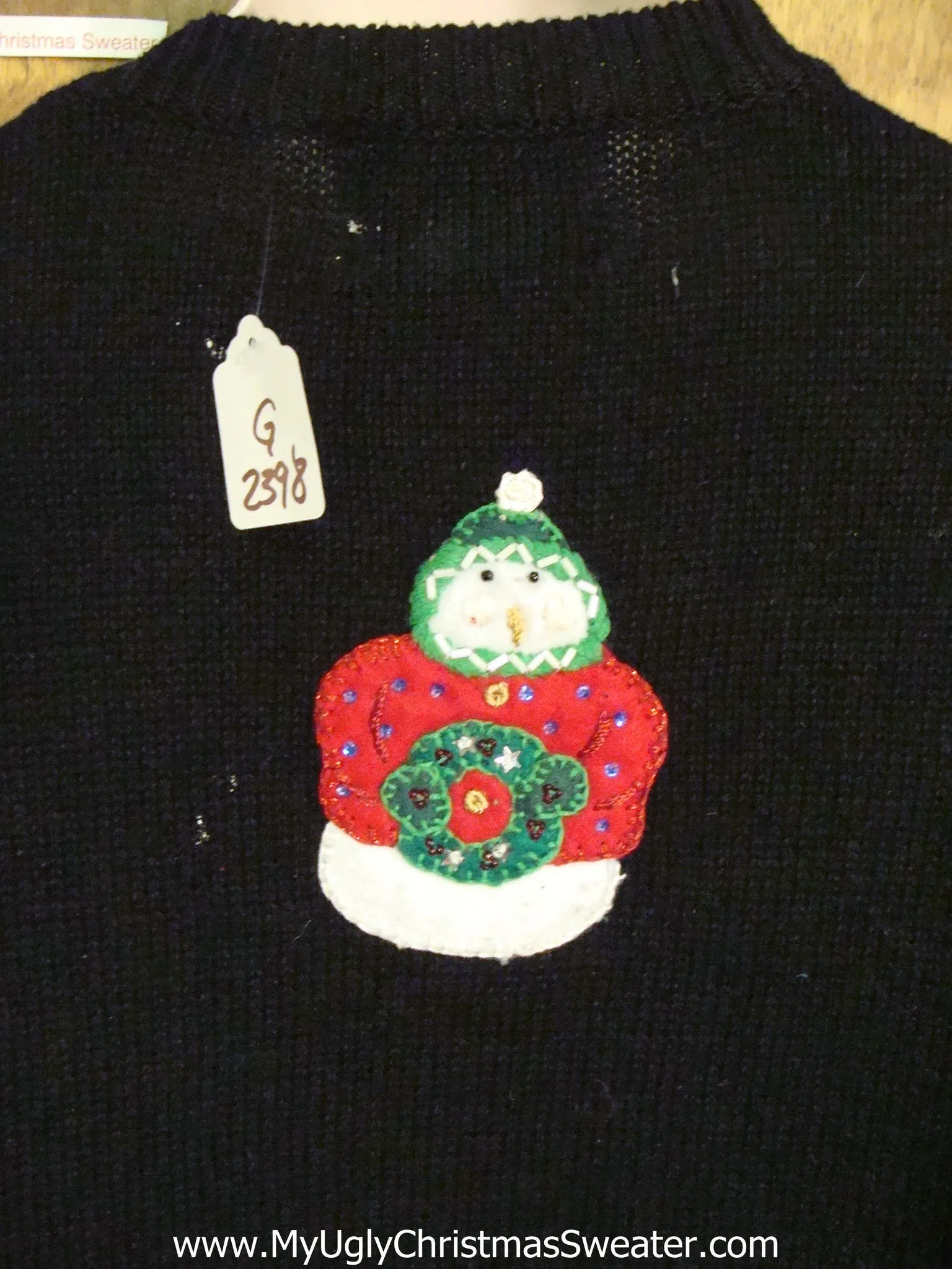 Snowman Families Light Up Ugly Xmas Sweater