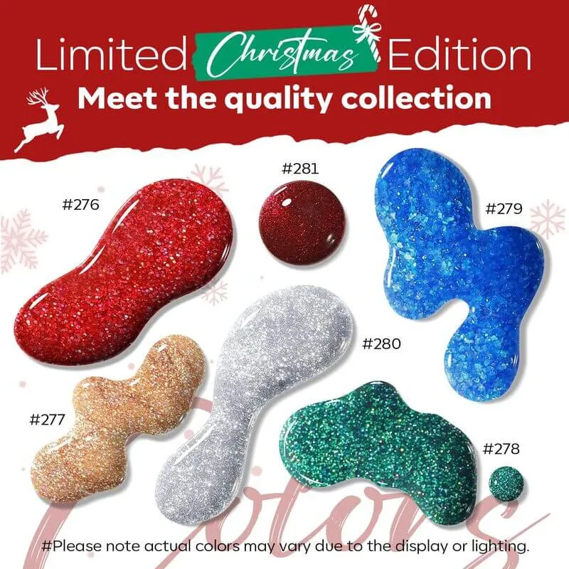 Sparkling Holiday - 6 Colors Nail Polish Set【US/EU/CA ONLY】