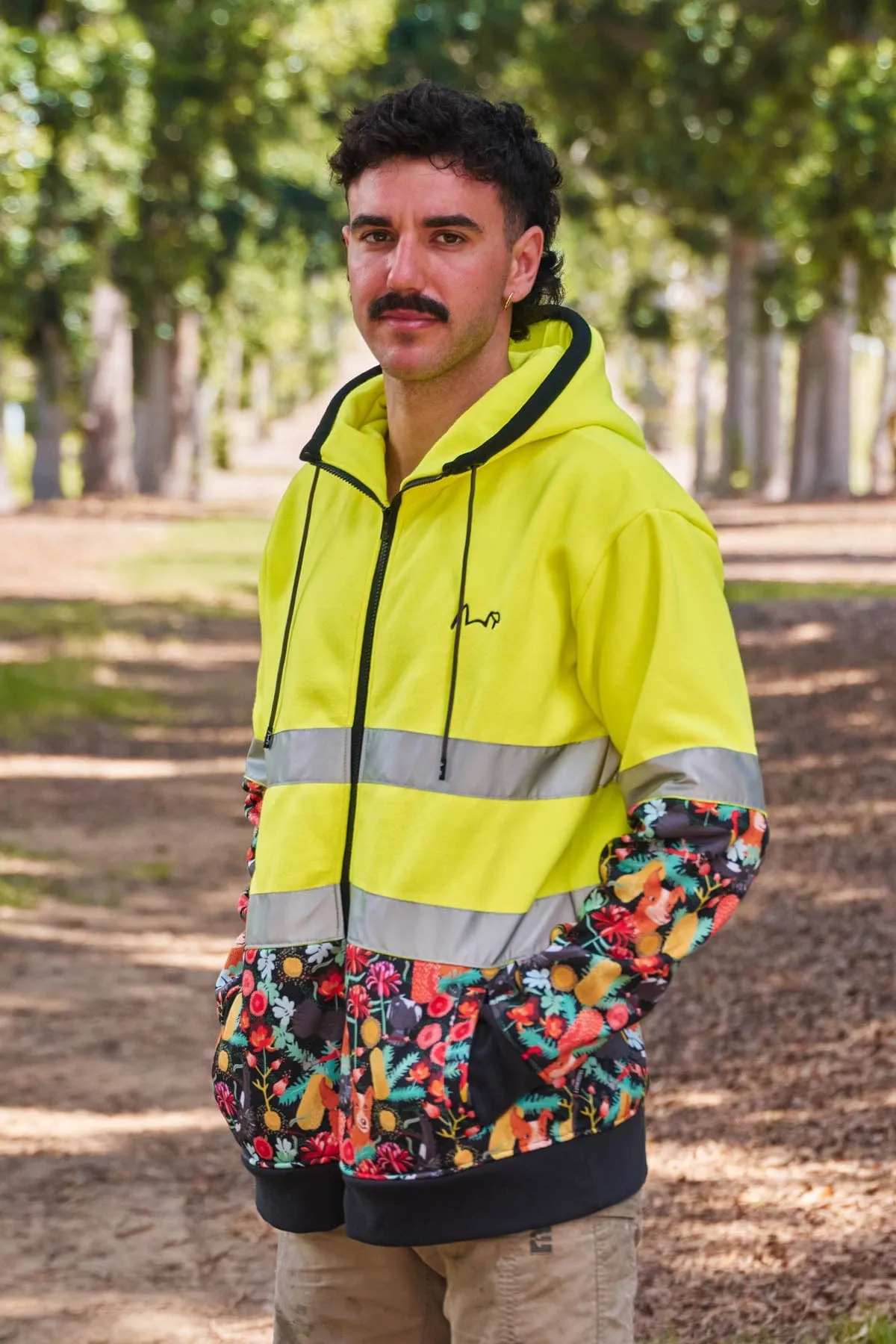 Swoopy Bois Yellow Hi Vis Hoodie