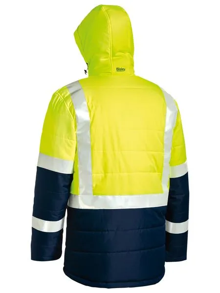 Taped Hi Vis Puffer Jacket - BJ6929HT