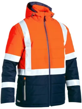 Taped Hi Vis Puffer Jacket - BJ6929HT