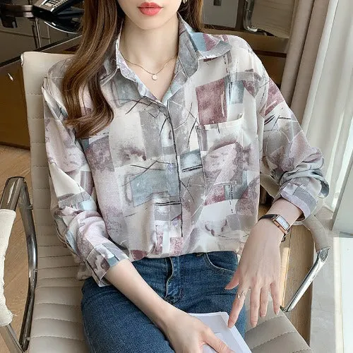 Thin And Long-sleeved Top shirt