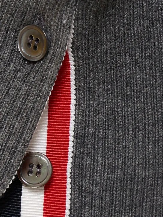 Thom Browne   Milano stitch cotton crewneck sweater 