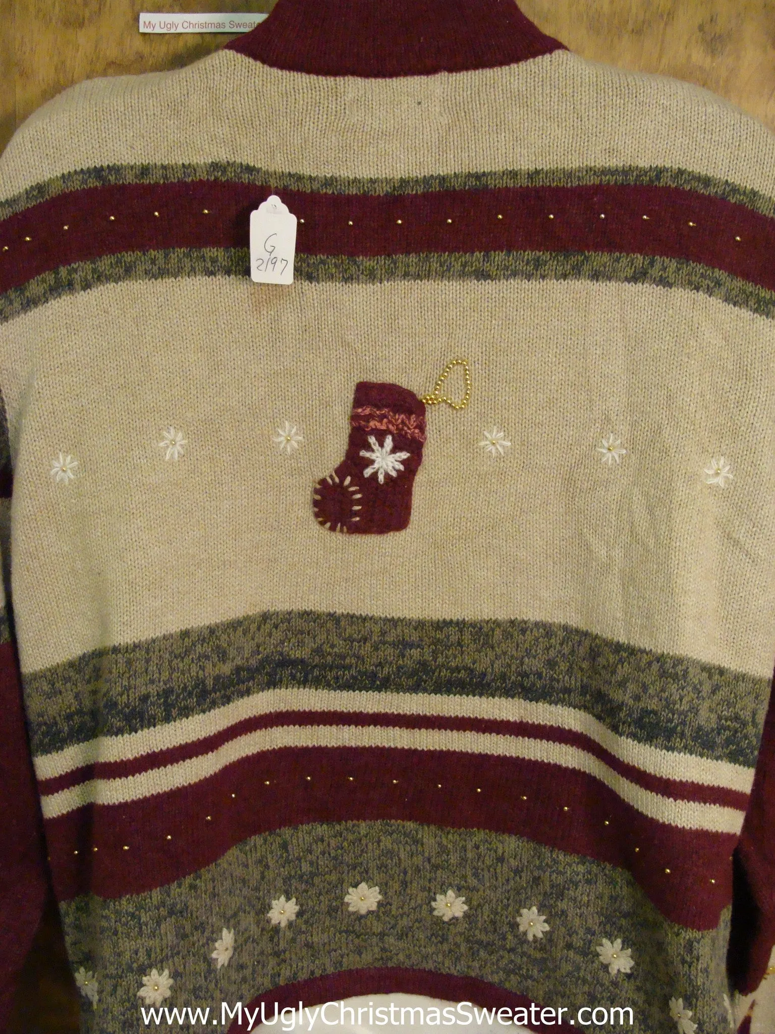 Two Sided 80s Light Up Ugly Xmas Sweater