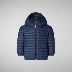 Unisex Nene kids' animal free puffer in navy blue