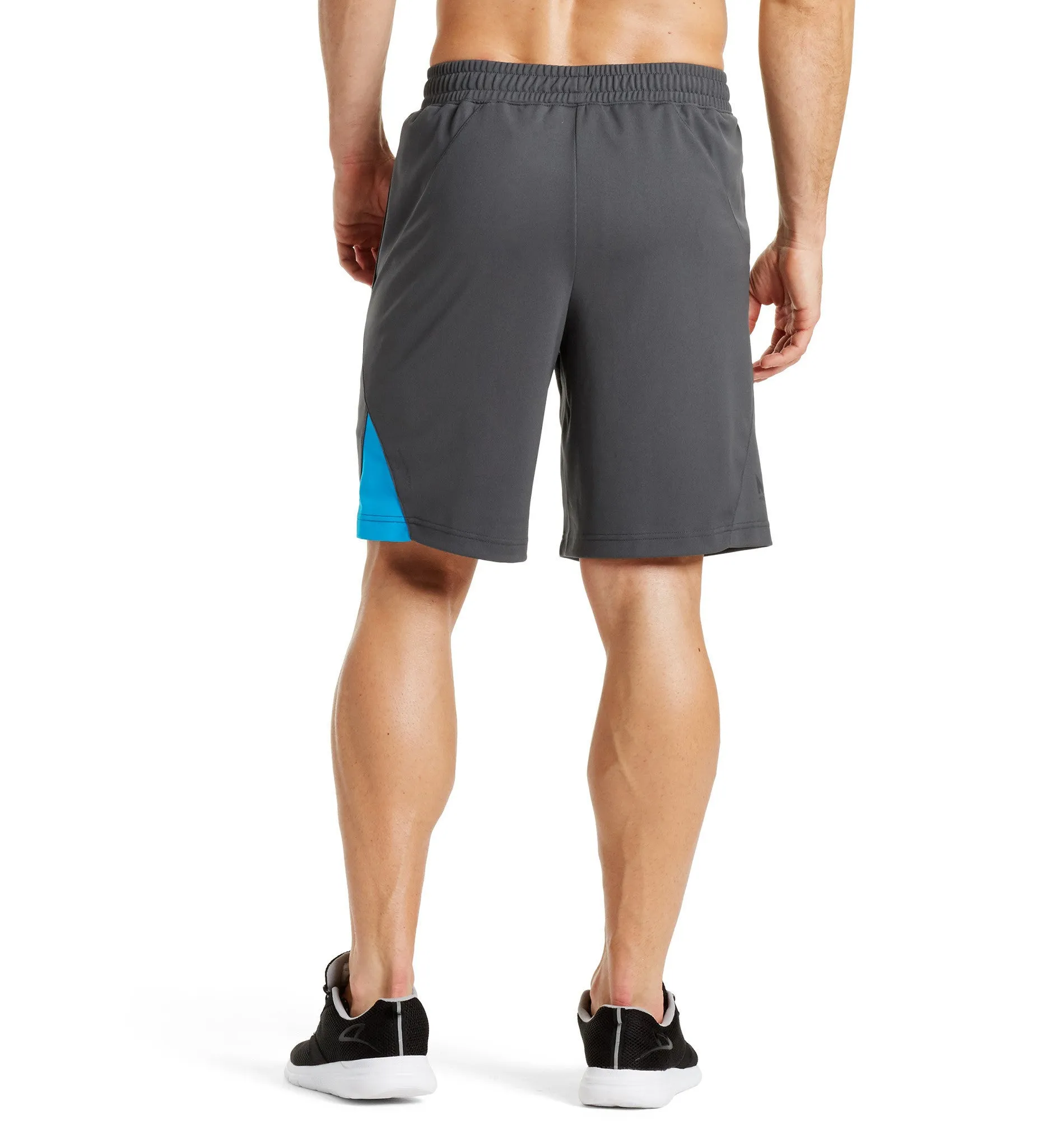 VaporActive Element 9" Training Shorts | Iron Gate / Bright Blue