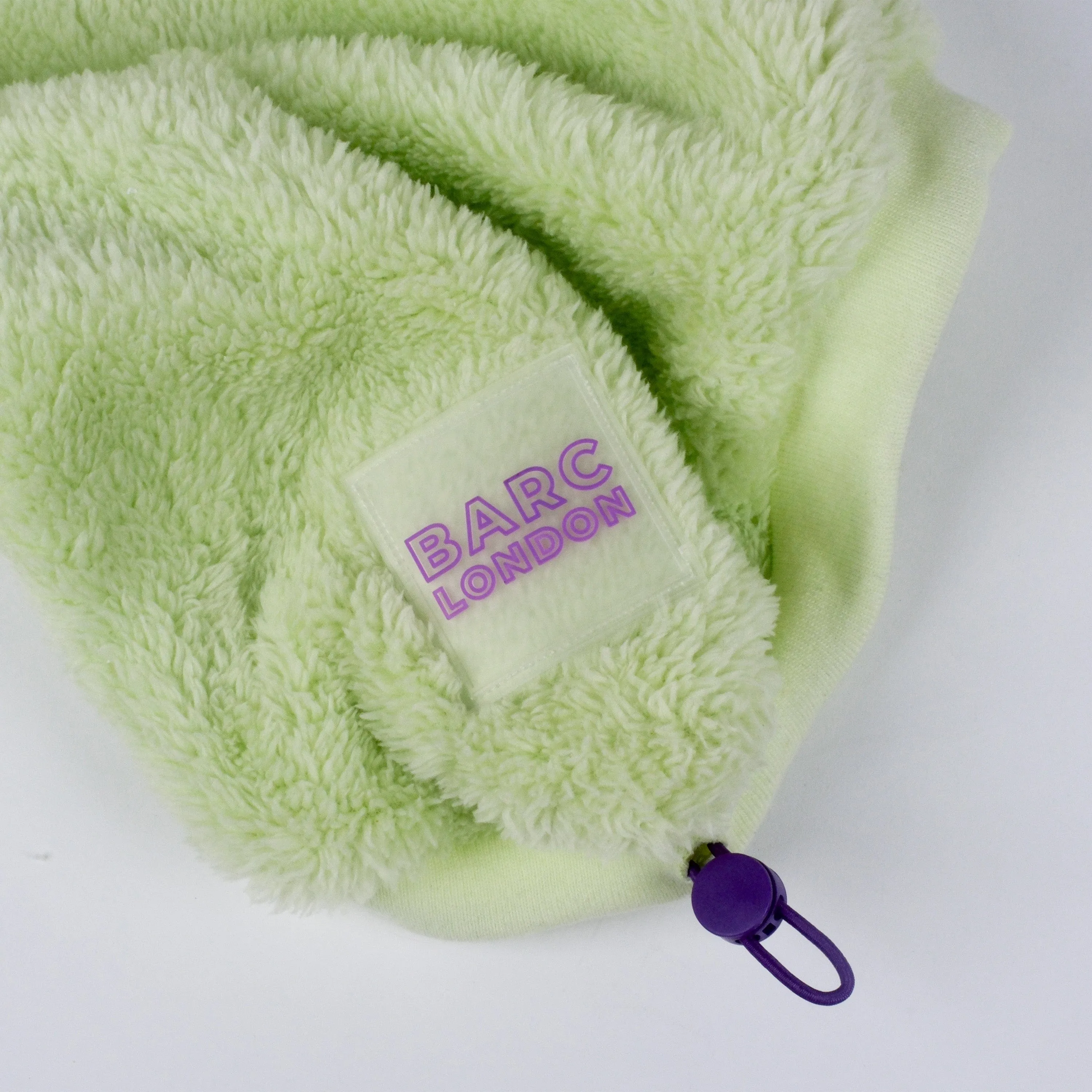 Vegan Sherpa Fleece Dog Vest | Lime