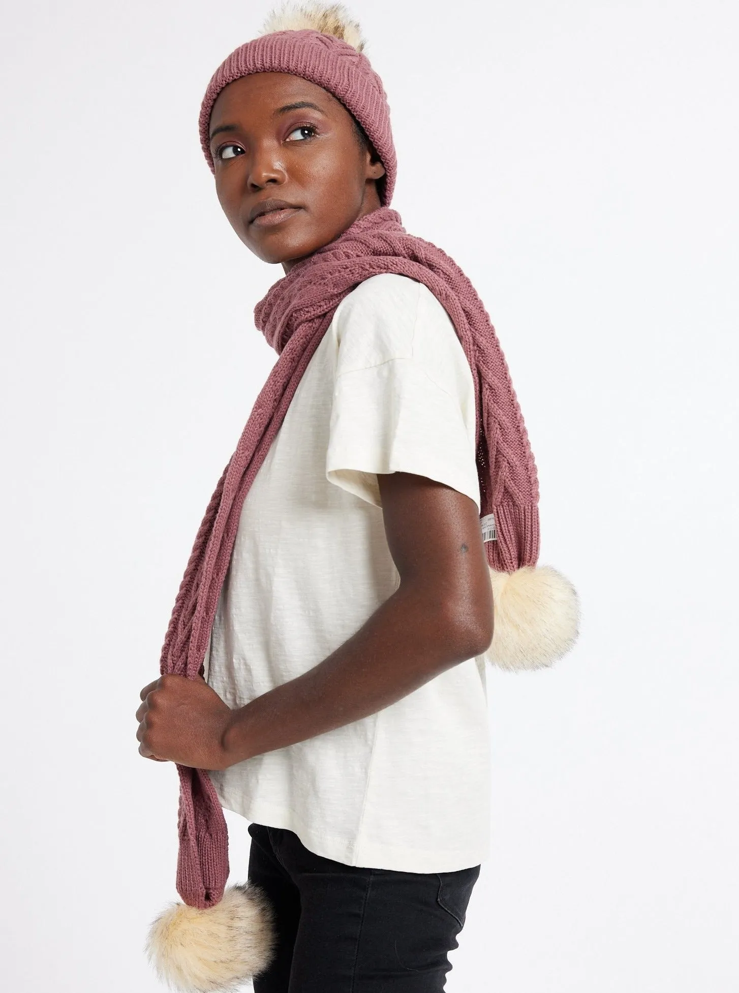 Vienna Scarf - Deep Mauve