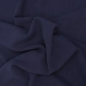 Viscose Linen Slub - Navy Blue