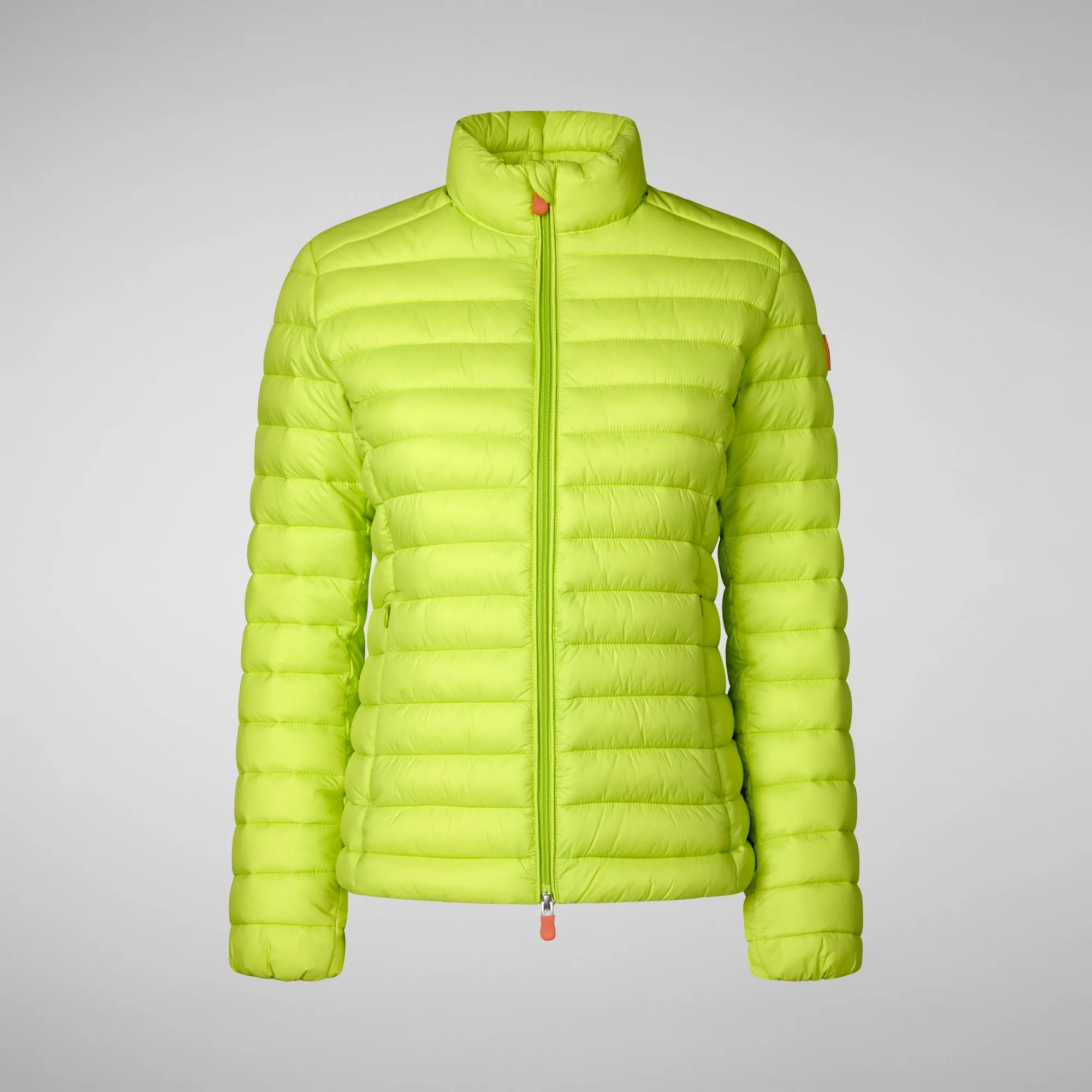 Women's Animal free Puffer Jacket Carly in Lichen Green