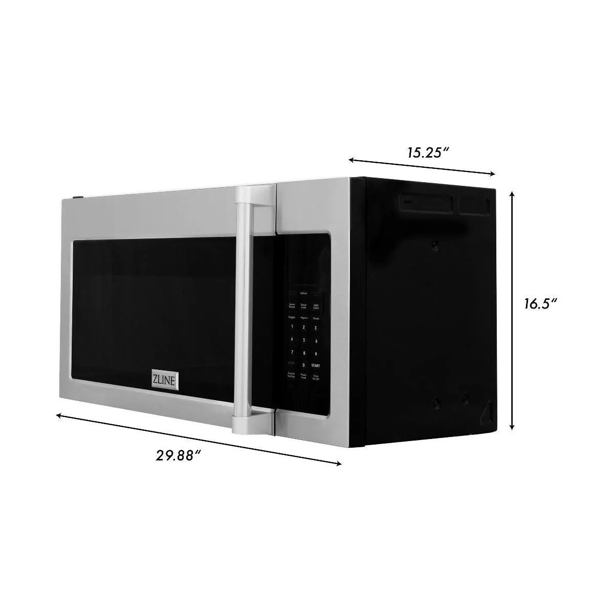 ZLINE 30 in. Kitchen Appliance Package with Stainless Steel Gas Range, Traditional Over The Range Microwave and Tall Tub Dishwasher, 3KP-RGOTRH30-DWV