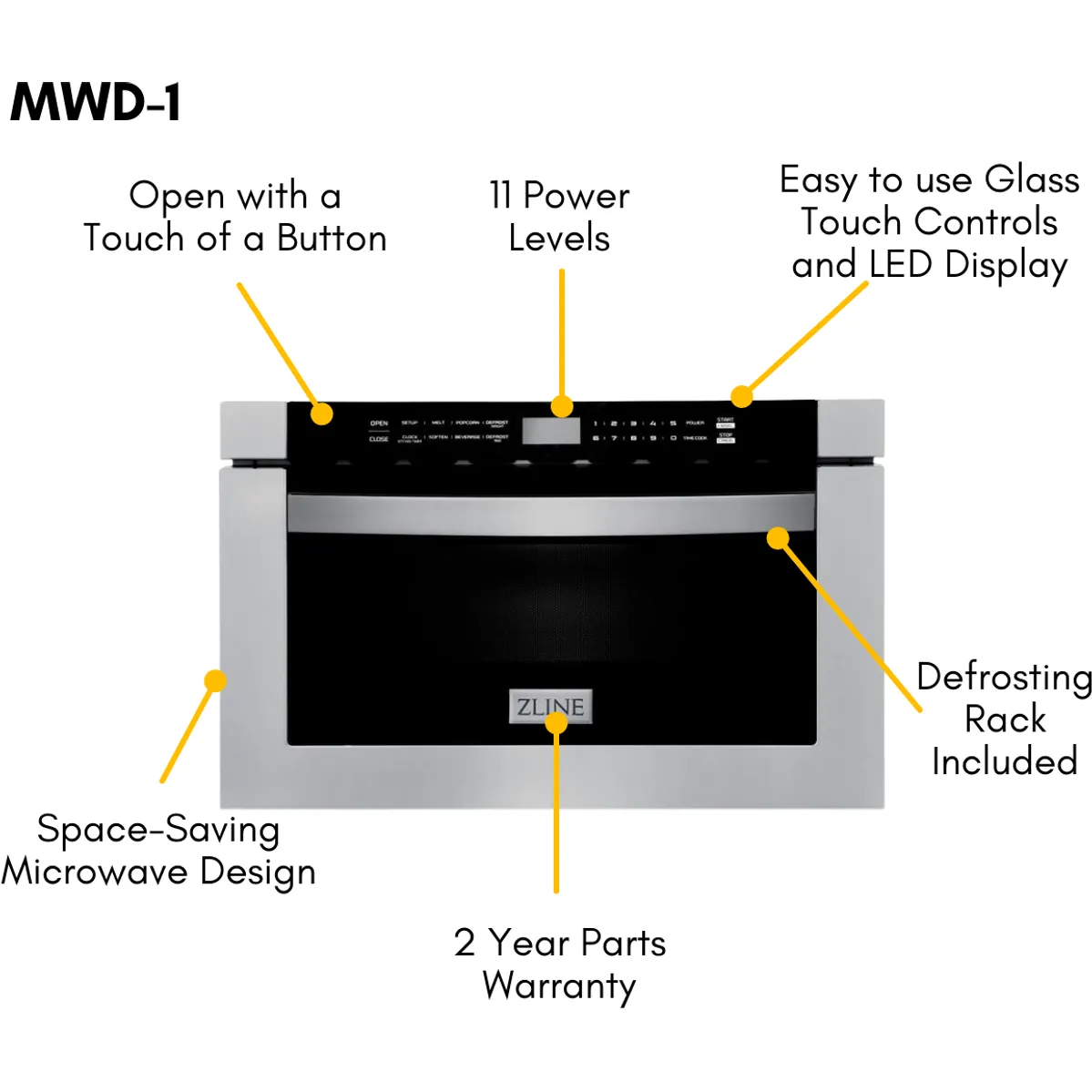 ZLINE 48 in. Gas Range, Range Hood, Microwave Drawer and 3 Rack Dishwasher Appliance Package 4KP-RGRH48-MWDWV